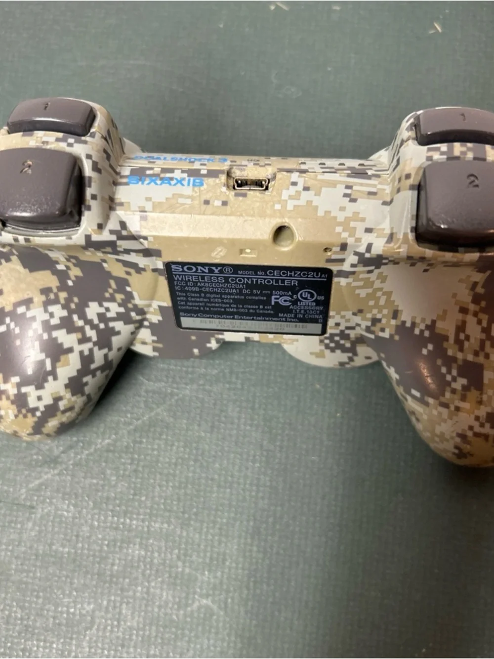 Sony DualShock Style Wireless Controller – Desert Digital Camo